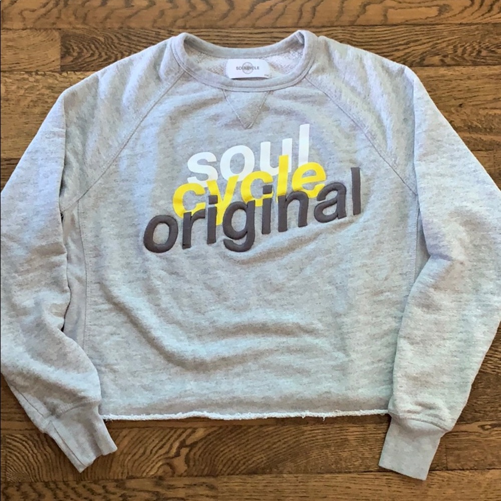 SoulCycle Original cutoff sweatshirt